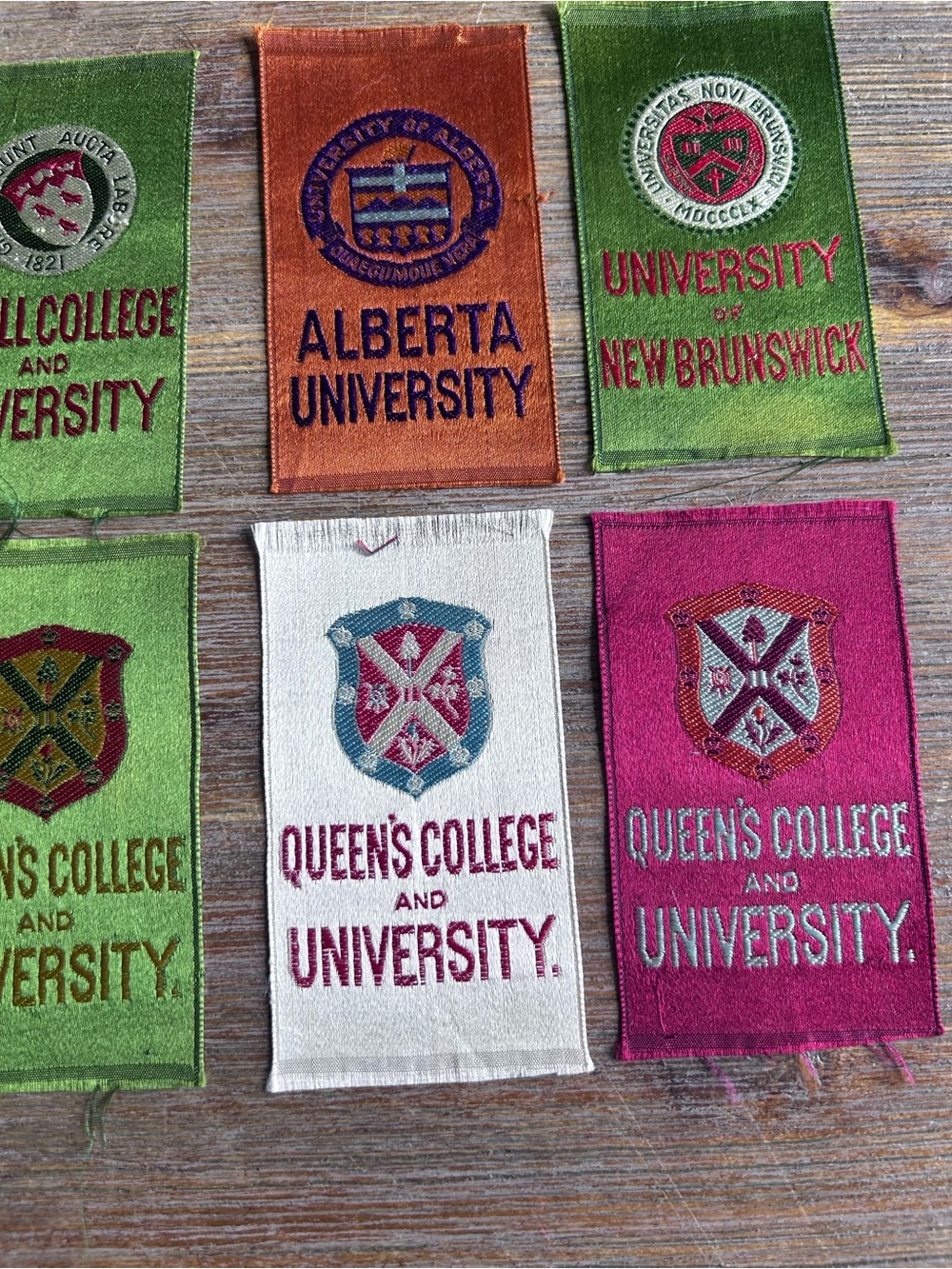 Antique Canadian University & College Woven Tobacco Silks (c. 1910–1915) - Picture 6 of 8